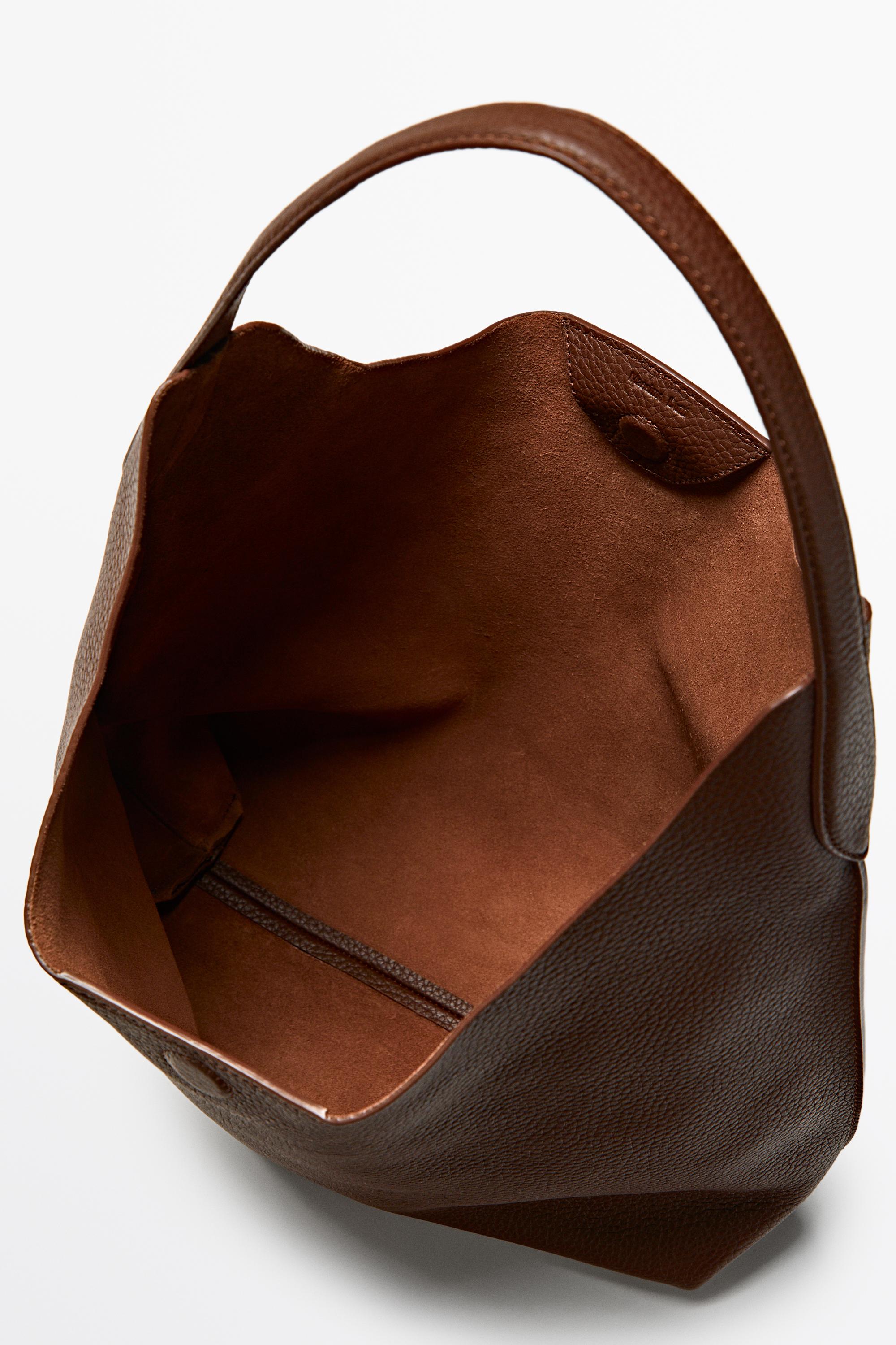 Medium nappa leather shoulder bag